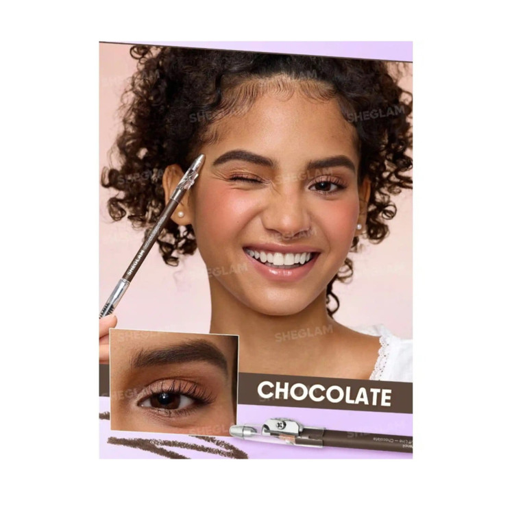 مداد ابرو همراه براش ( chocolate)